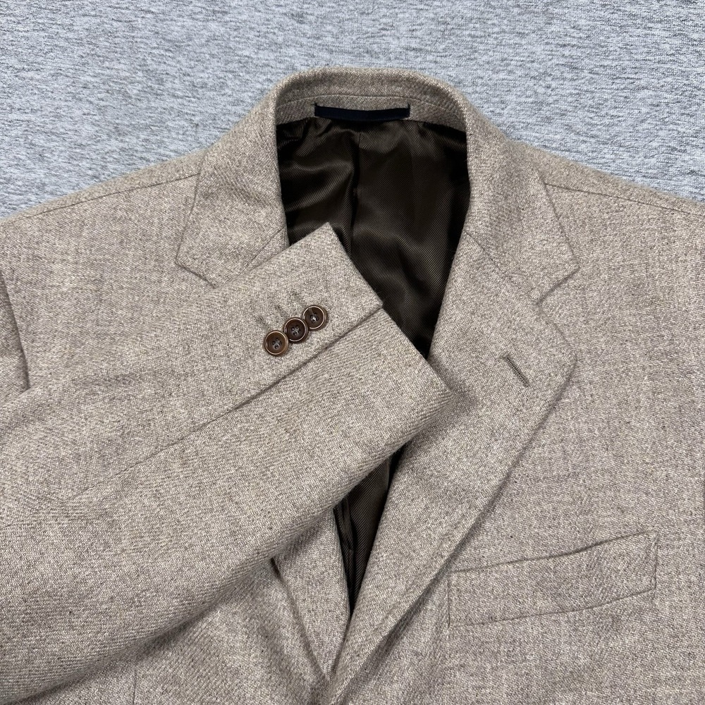 Eredi Pisano Loro Piana Blazer Mens 42 Beige Cashmere Coarsehair Italy Made